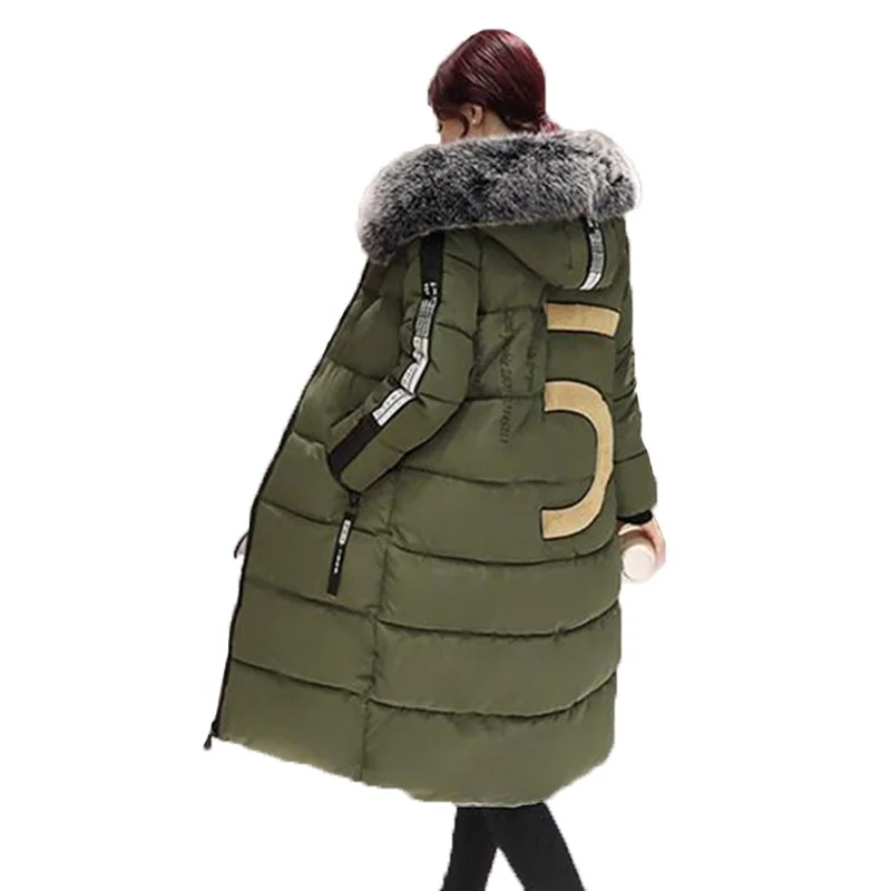 

7 Digital Cold Coats Nice Winter Nagymaros Fur Jacket Women Long Thick Warm Cotton Down Parka Jacket Coat Women Jackets Coats