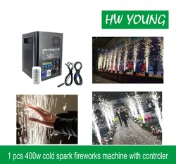 HWyoung 1 шт 400 w Холодный spark фонтиан машина фейерверков DMX пульт Управление Spark эффект фонтан этап свадебный DJ вечерние эффект