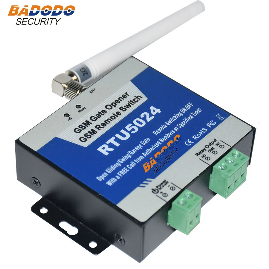 

Badodo 200 Users Garage Opener GSM Module Remote Control Access Controller for Electric door via SMS GSM 3G Gate Opener RTU5024