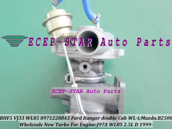 RHF5 VJ33 WL85 8971228843 VC430090 Turbo Turbine Turbocharger For FORD Ranger Double Cab WL-T For MAZDA B2500 J97A 2.5L D 109HP (3)