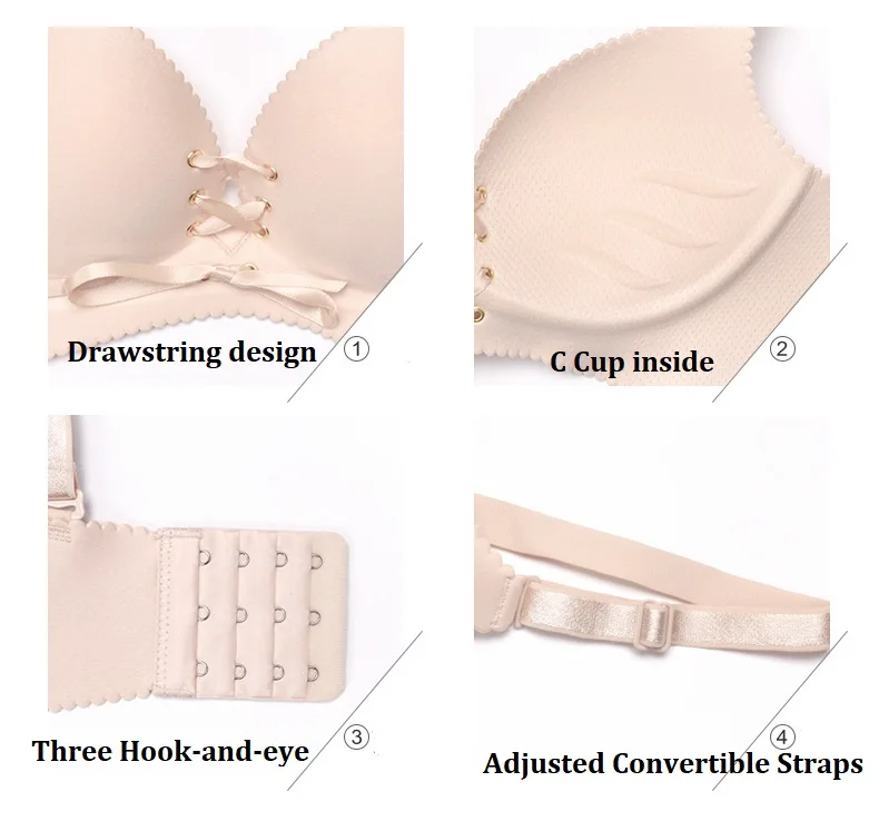 Хит сексуальный Бесшовный Бюстгальтер Bralette Gather vs Женский BH бесшовное нижнее