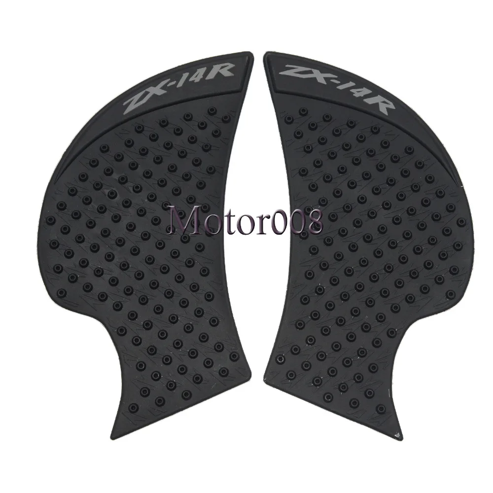 

Motorcycle Black Tank Traction Pads Side Gas Knee Grip Protectors for Kawasaki Ninja ZX14R 2006-2015 2007 2008 2009 2010 2011 12