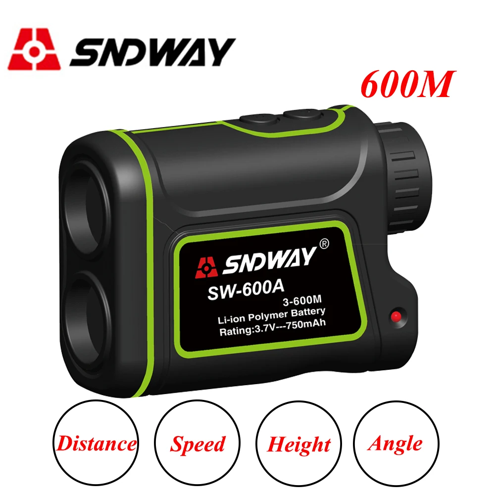 

SNDWAY 600m Monocular 7X Laser Rangefinder Distance Meter hunting Telescope for golf trena laser range finder measure angle tool