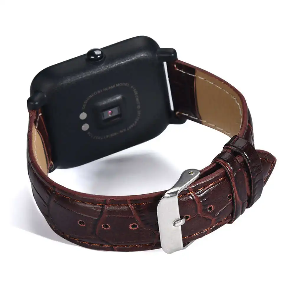 Сменный ремешок для смарт часов из мягкой кожи на запястье Xiaomi Huami Amazfit Bip Youth Watch 2018