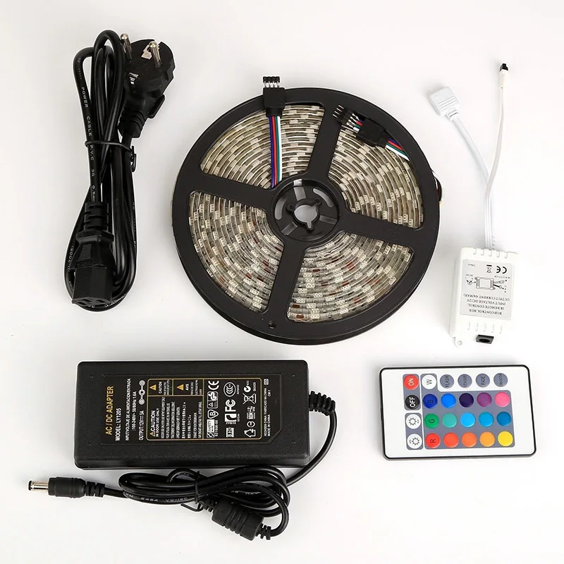 12v 5a led strip set with adapter 44key