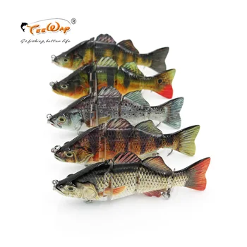 

Fishing Lures 10cm 30g 4-segement Isca Artificial Pike Lure Muskie Fishing Lures Swimbait Crankbait Hard Bait Fishing Accessory