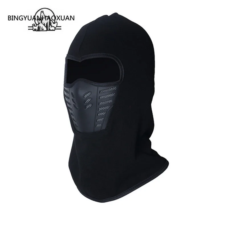 

BINGYUANHAOXUAN Autumn and Winter Outdoor men and women Anti-snow Thick Hat Masks Multi-Functional Sport Warm Fleece Cap Beanie