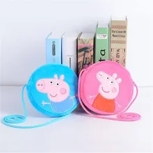 Genuine Peppa Pig George Plush Toys Purse Cute Kids Girls Kindergarten Bag Backpack Wallet Money School Bag Phone Bag Dolls Genuine Peppa Pig George Plush Toys Purse Cute Kids Girls Kindergarten Bag Backpack Wallet Money School Bag Phone Bag Dolls
