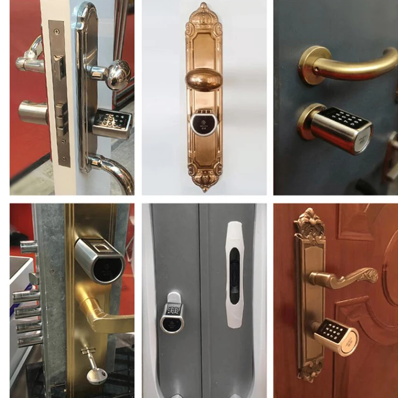 New Smart Cylinder Lock Micro Type Intelligent App control Electronic Cylinder Door Lock Unlock by App,Code, Card, Fingerprint, 