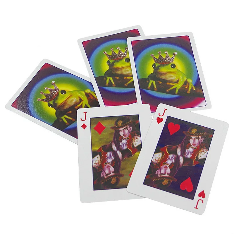 

5 Sets/Pack Frog To Prince Magic Trick Card Magic Sets Props As Seen On Tv Magic Accessories Easy Magic Props