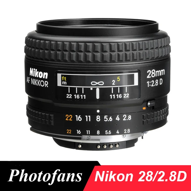 Объектив Nikon 28/2 8 D объектив NIKKOR AF 28 мм f/2.8D для D80 D90 D7200 D7100 D300 D500 D600 D610 D700 D750 D800 D810 D3 D4 D5