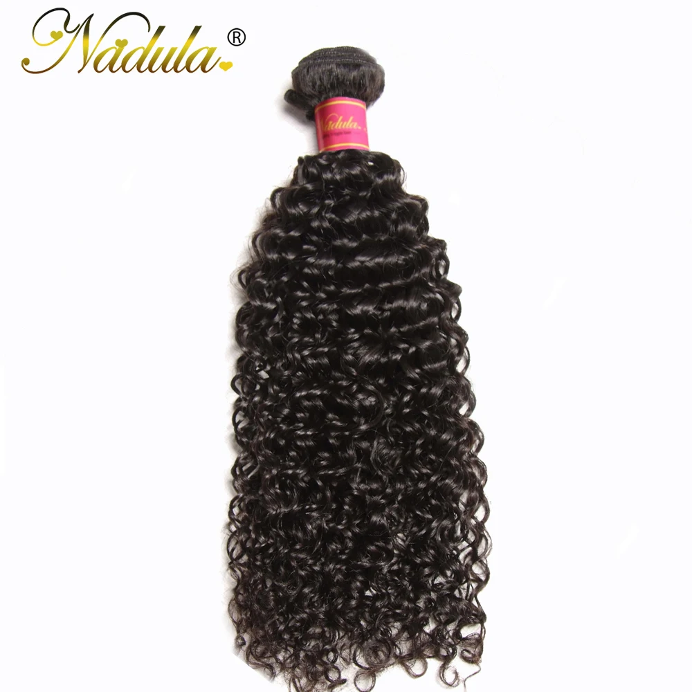 

Nadula Hair Malaysian Virgin Hair Curly Weave Human Hair Extensions 8-26inch 100% Unprocessed Hair Bundle Natural Color