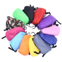 12colour Drop ship Beach lay bag Hangout sleep Air Bed Lounger laybag Outdoor fast folding sleeping inflatable air sofa lazy bag