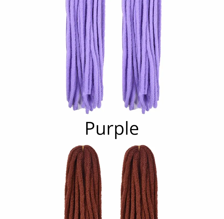 Alileader 18 Zoll Synthetische Dreadlocks Hakeln Haar Schwarz Blau Rosa Blonde Handgemachte Dreads Afrikanische Frisur Furcht Fur Frauen Manner Aliexpress