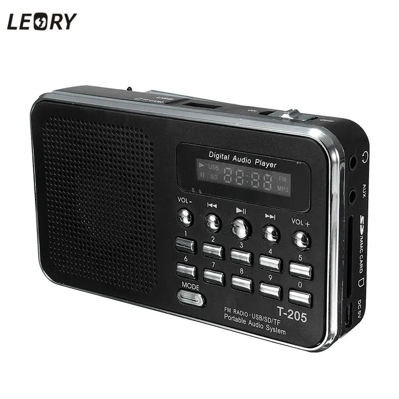 LEORY LCD Display Digital Radio FM Portable Mini Music Player MP3 WMA MMC Support TF Card USB Port Aux Audio Player 4 Colors audio-player : image LEORY LCD Display Digital Radio FM Portable Mini Music Player MP3 WMA MMC Support TF Card USB Port Aux Audio Player 4 Colors audio-player