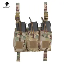 Тактический тройной АК подсумок для журналов на открытом воздухе Военная патронная пачка держатель сумки карманный самосвал охотничья сумка 10," x7" x" дюймов