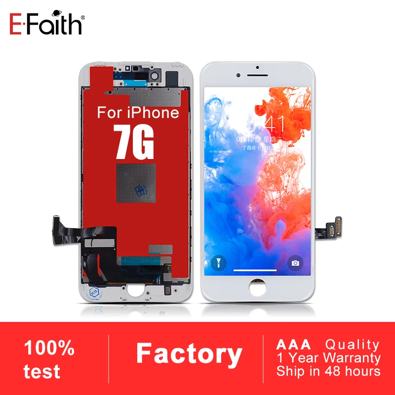Efaith 20 шт. высококачественный экран или ЖК дисплей для iPhone 7 7G дигитайзер в сборе с 3D сенсорным экраном