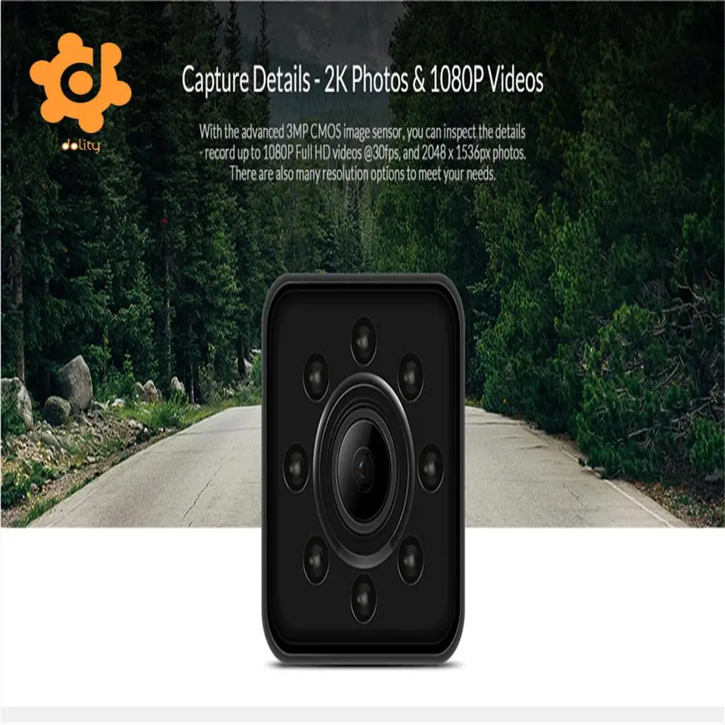1 Piece Car Mini Vehicles SQ13   Camcorder DVR DV Camera Recorder Sport Video Black 