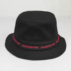 2019 хлопок сумка с буквами шляпа для рыбалки шляпа Открытый Дорожная шляпа шляпы от солнца для мужчин и женщин 517