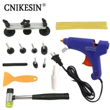 

CNIKESIN 12V Car Dip Sink Pit Bump Fixture Car Glue-free Gold Painting Repair Repair Tool 18pcs / Car Dent Repair Tool
