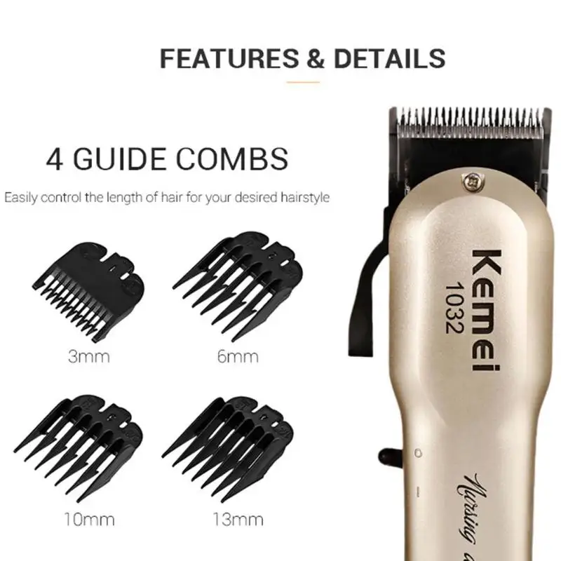 110v-240v Turbocharged rechargeable hair clipper professional hair trimmer for men electric cutter hair cutting machine haircu 4 110v-240v Turbocharged rechargeable hair clipper professional hair trimmer for men electric cutter hair cutting machine haircu 4