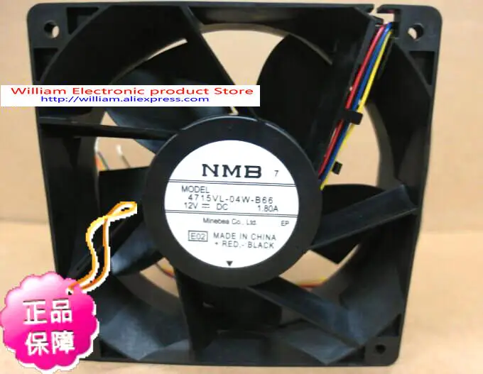 New Original NMB 4715VL-04W-B66 120*38MM DC12V 1.8A high-quality bearing cooling fan photo