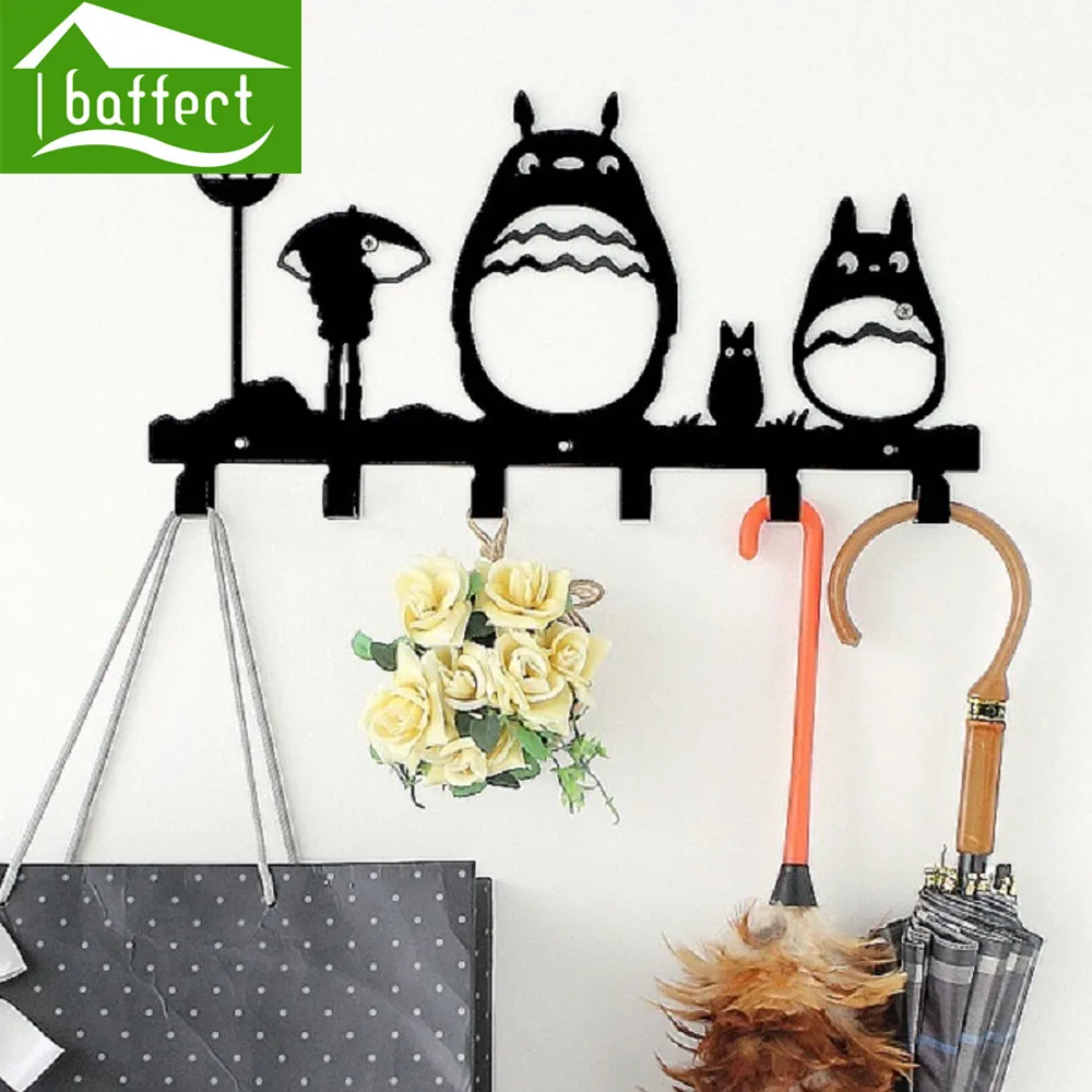 totoro creative metal coat hooks for bag keys wall decorative for hooks cap rack clothes cartoon - Decorative Picture Hangers totoro creative metal coat hooks for bag keys wall decorative for hooks cap rack clothes cartoon - Decorative Picture Hangers