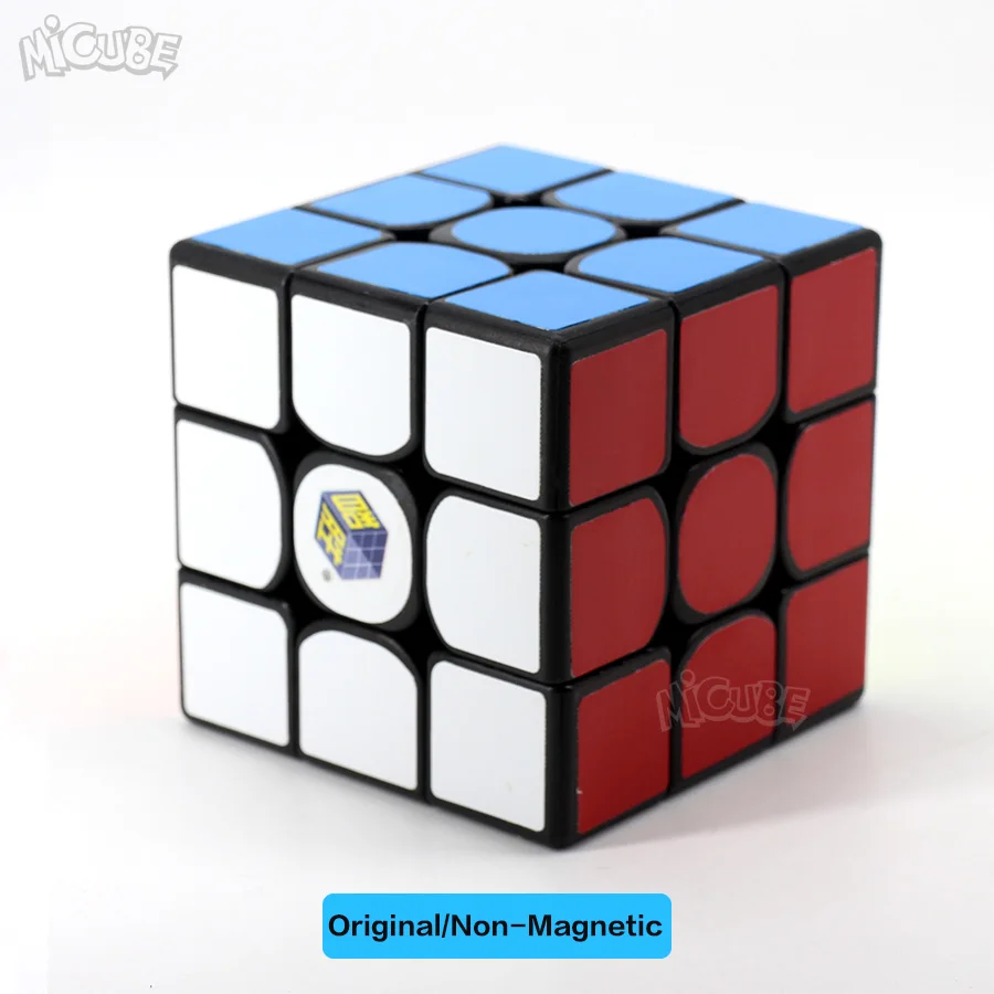 Yuxin Huanglong 3x3 магнитные скоростные магические кубики 3x3x3 Cubo Magico 3*3 Игра-Головоломка Развивающие игрушки для детей - Цвет: Black-Original