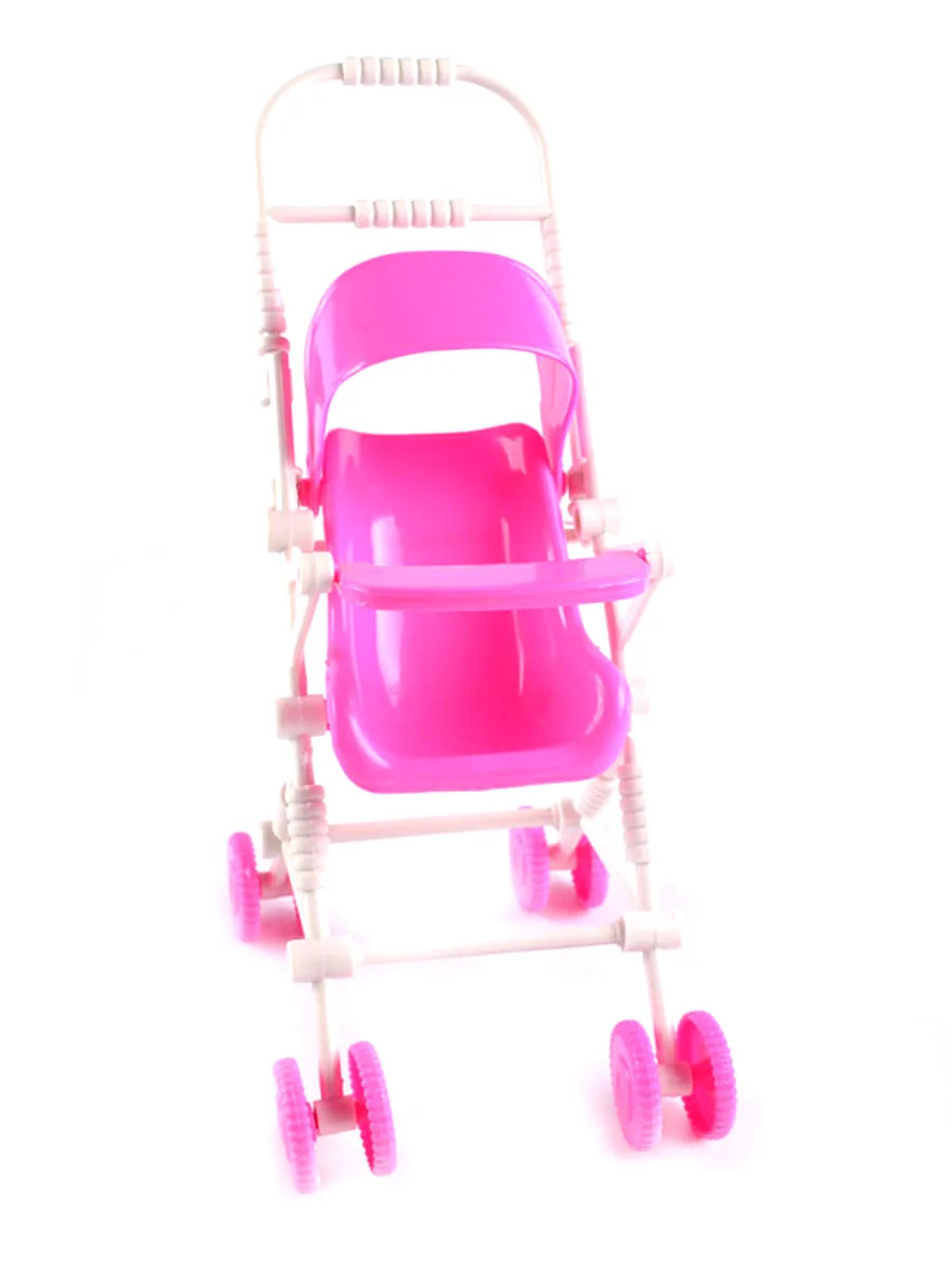 

Cute Plastic Doll Trolley Chair Doll Furniture Accessories Doll Small Cart Chair Children Christmas Birthday Gift Kids DIY Toys