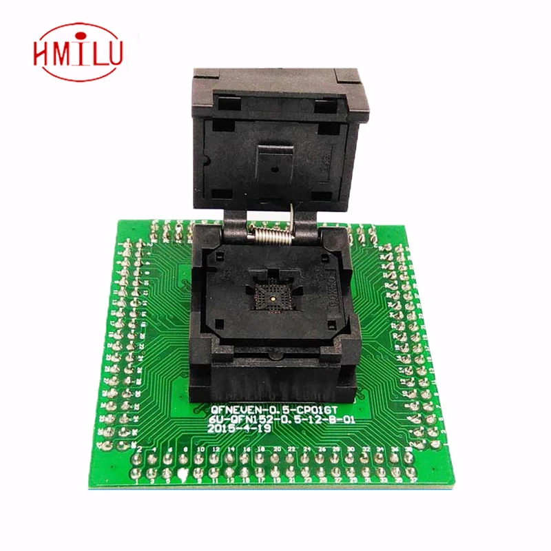

QFN32 MLF32 IC Test Adapter Pitch 0.5mm IC550-0324-007-G Programming Socket Clamshell Chip Size 5*5 Flash Adapter Burn in Socket