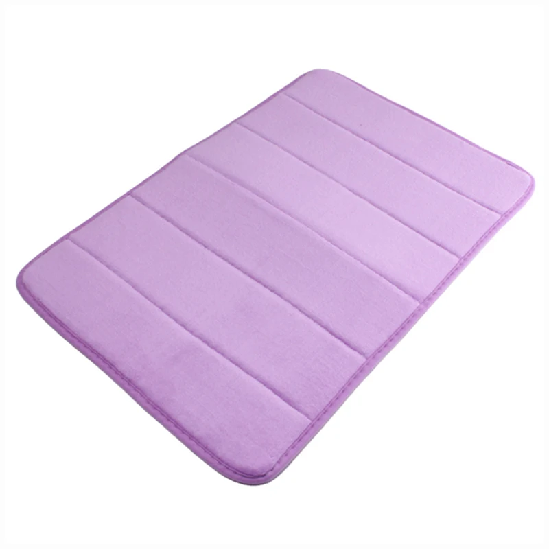 MEMORY FOAM BATHROOM MAT TOILET CARPET NON SLIP Purplein Mat from Home