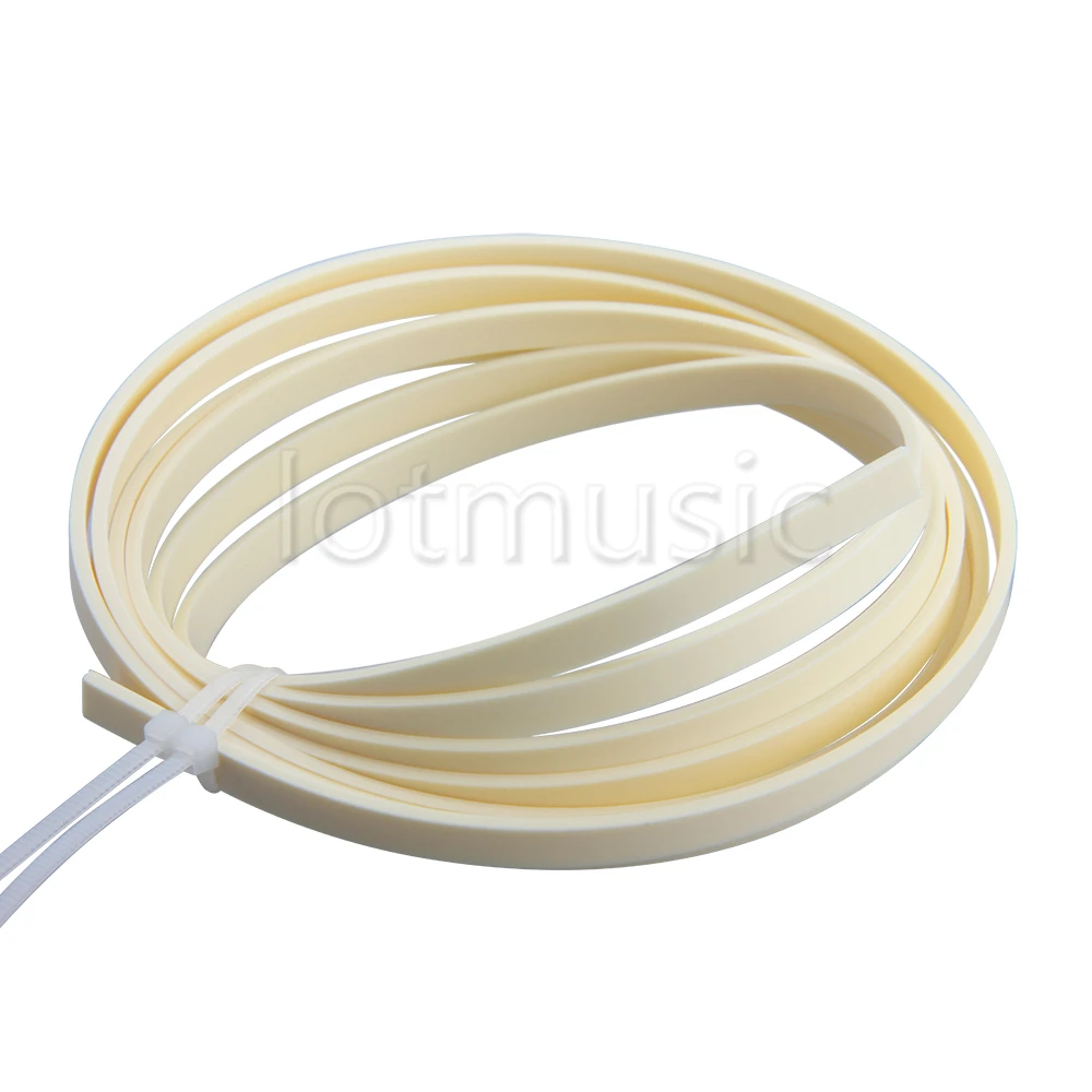 5 Feet Guitar ABS Bindings White and Black For Guitar Maker Pack of 2