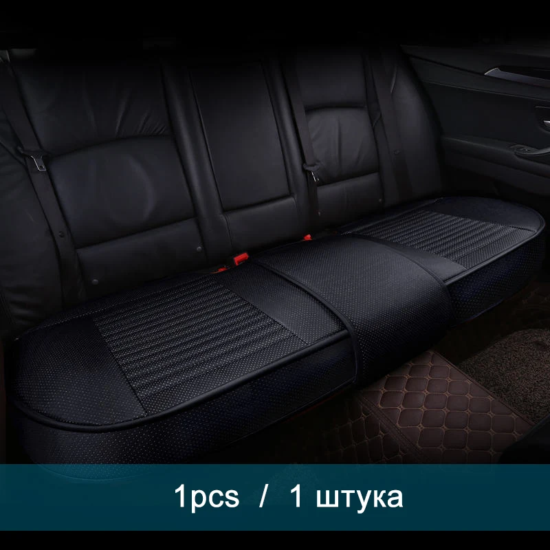 Ультра-роскошный чехол для автокресла из искусственной кожи для Agila Astra Insignia Vectra Zafira - Название цвета: 1pcs back black