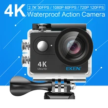 EKEN H9 H9R ультра FHD 4 К 25FPS Wi-Fi действие Камера 30 м Водонепроницаемый 1080 P 60fps подводный Go удаленного extreme PRO Спорт Cam