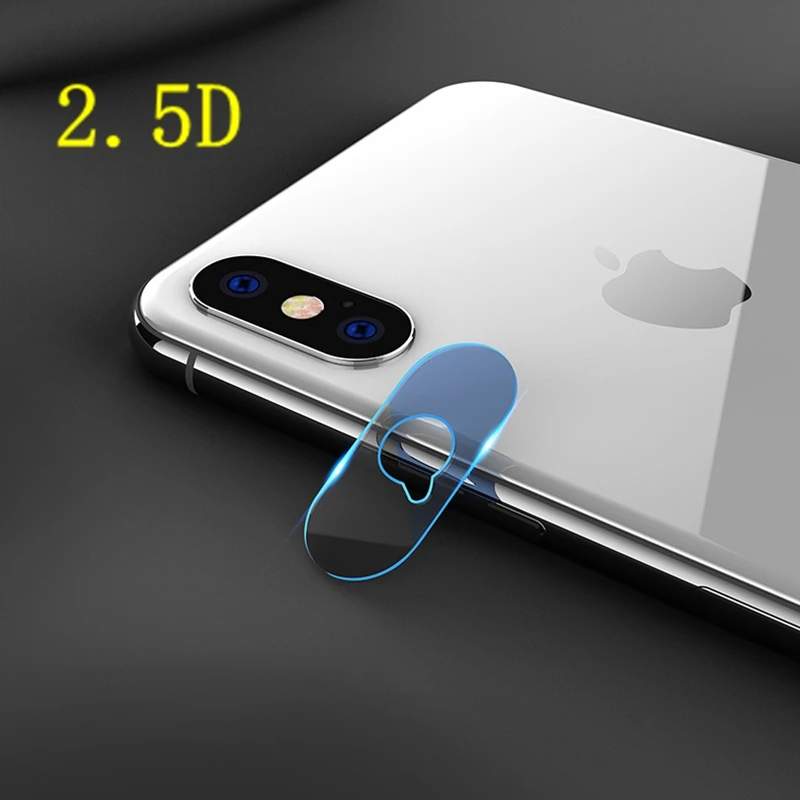 

Tempered Glass Camera Lens Film Back 2.5D Screen Protector Protective Glass On Iphone 7 6 8 Plus X Glass For Iphone X XS Max XR