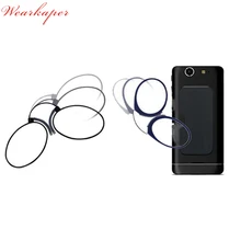 WEARKAPER новая мини тонкая рамка складные очки для чтения очки для отдыха в носу мужские Oculos De Grau с оригинальной коробкой 1.-3,0