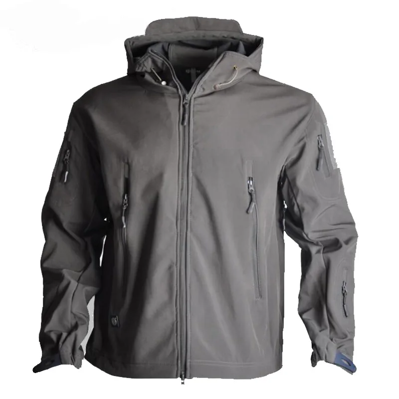 Esporte ao ar Roupas de Caça Militar à Prova Cabolsas com Capuz para Acampamento Livre Softshell Tático Jaqueta Masculina Camuflagem Dmilitary Água Caminhadas Tad 16 Jaq. caminhada