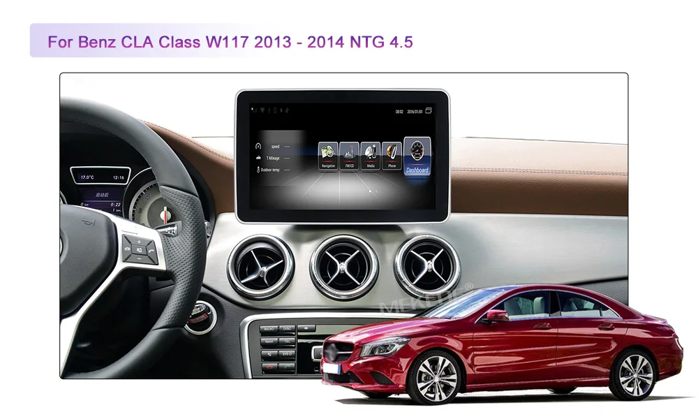 Mekede " ANDROID Автомобильная Мультимедийная система для Mercedes Benz CLA Class W117 2013 с 4G wifi BT carplay