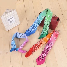 55x55 см Хлопок Красочный градиентный платок Пейсли галстук-краситель банданы квадратный Дамский платок Женская Косынка 1 шт