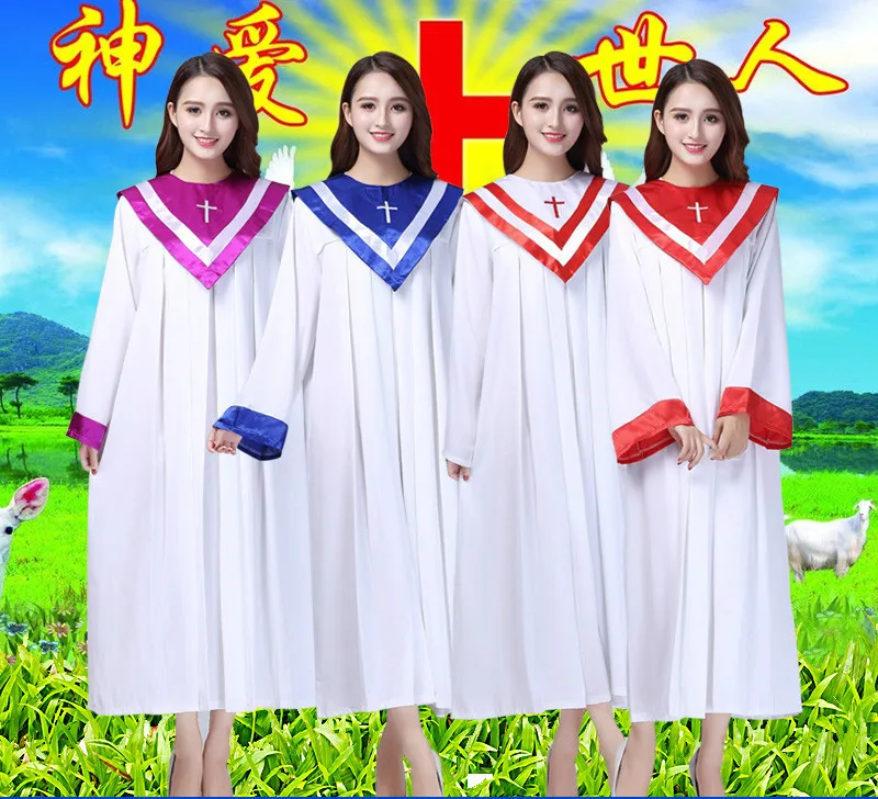 Buy Women Christian Church Choir Costume Wedding Hymn