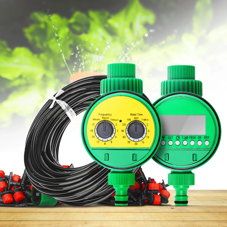 

25mDIY Micro Drip Irrigation System Plant Automatic Watering Irrigation Controller Timer For Garden Plant Watering Device Indoor