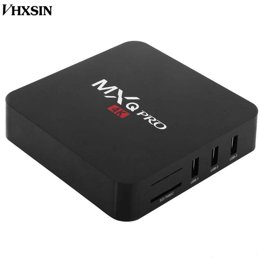 ТВ приставка MXQ Pro 4k RK3228 Android 7,1 Amlogic S905W 9,0 2G16G HD 3D 2,4G Wi