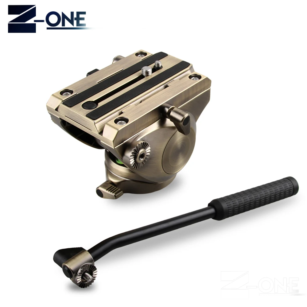 360 Fluid Drag Hydraulic Tripo Head Quick Release Plate for For ARCA SWISS Manfrotto Benro