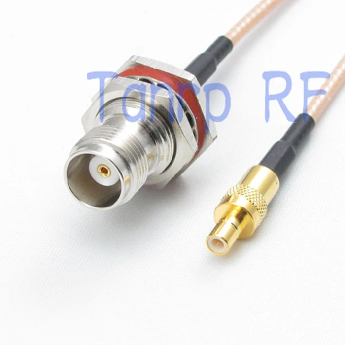 8in TNC vrouwelijke jack naar SMB stekker RF adapter connector 20 CM