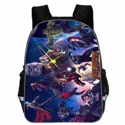 13 дюймов Мстители Капитан Америка Детский сад Школьный рюкзак для детей сумки для мальчиков Студенческие повседневные Рюкзаки детская