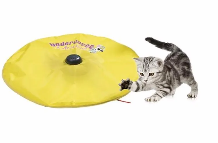 APAULAPET Cat's Meow-как видно по телевизору-под прикрытием моторизованная подвижная игрушечная Мышка для кошки