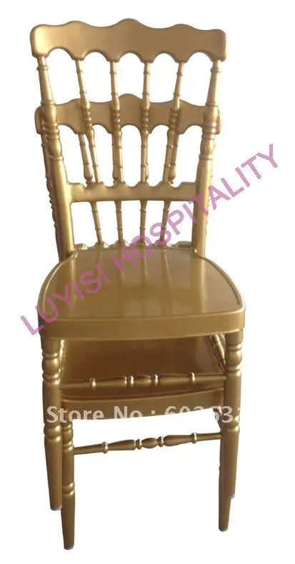 Золото кресло алюминиевое Наполеон