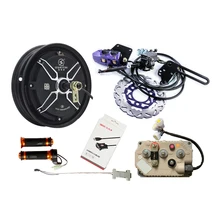 QS 10 ''4000 Вт 72 в концентратор двигателя для электрического мотоцикла Конверсионные Комплекты с контроллером Келли KLS7245H торможение регенеративное 100 км/ч