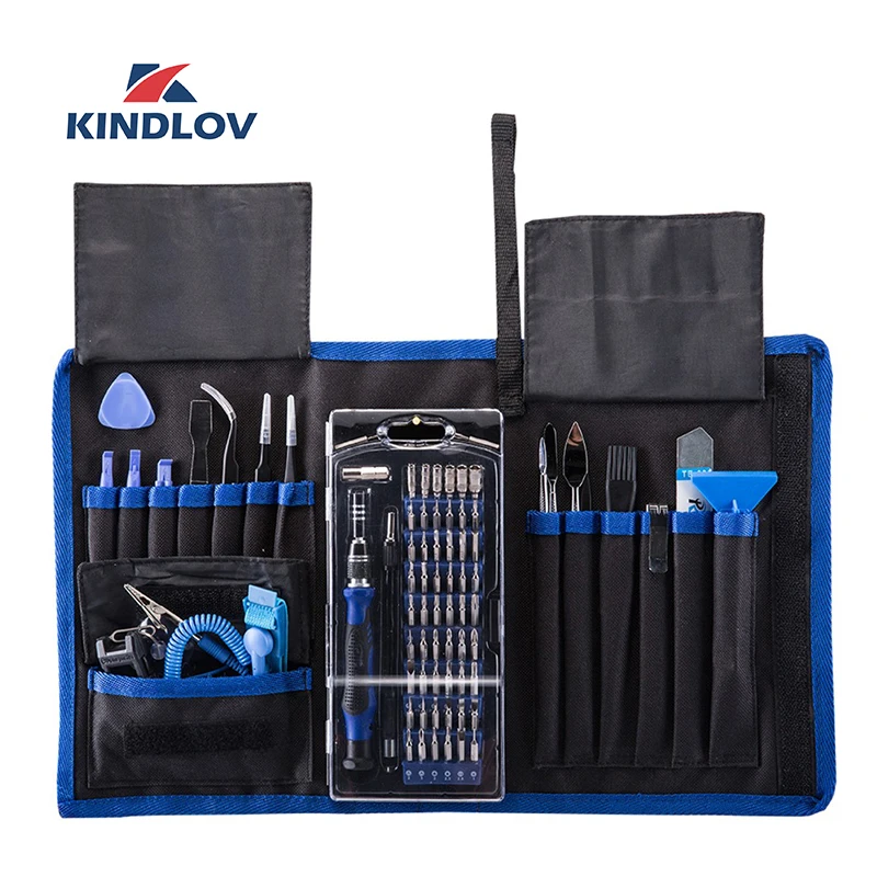 

KINDLOV Screwdriver Set 82 In 1 Precision Parafusadeira Insulated Screw Driver Torx Bits Multitools Magnetic Handle Hand Tools