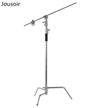 

3.2M Heavy Duty Stand Detachable Light C-stand with Holding Arm and Line Resizer for Flash Strobe Flag Reflector cd50